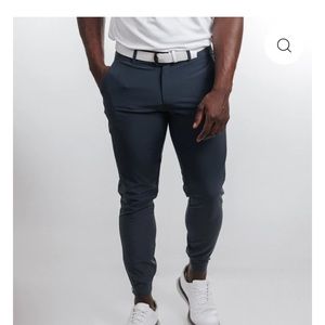 Primo Mens Golf Joggers 34 Dark Grey